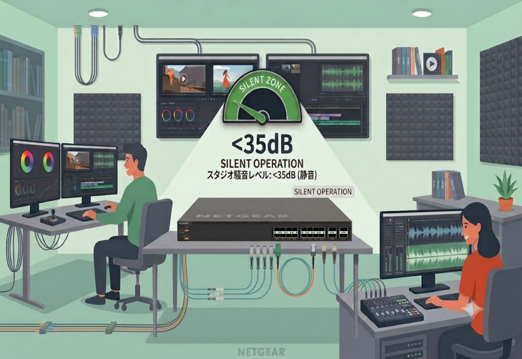 NETGEARの意外なセールスポイント『静音性能』