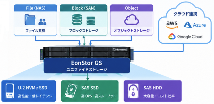 EonStor GSシリーズの概要